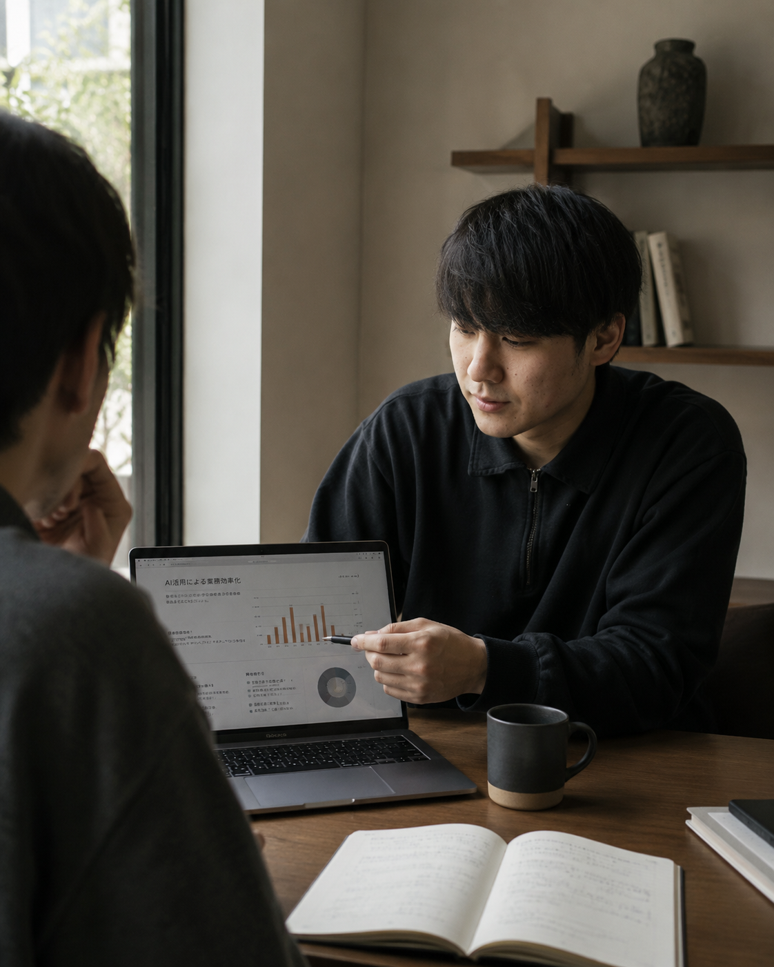 AIパーソナルトレーニングの様子